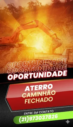 Aterro limpo - caminhão fechado 8m³