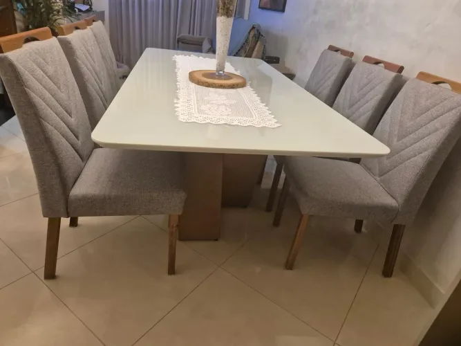Mesa de jantar 2,00m laqueada