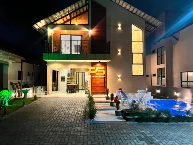 CASA À VENDA COM 4 SUÍTES | CONDOMÍNIO MONTE DAS CEREJEIRAS | BANANEIRAS-PB REF: 138