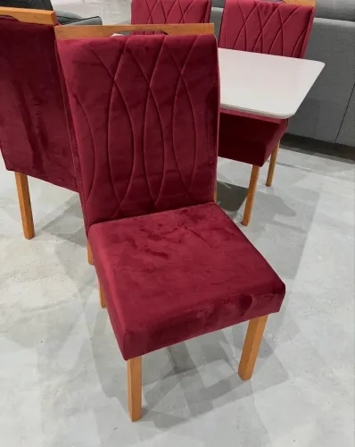 Cadeira de Jantar Bordô NOVA ENTREGA HOJE