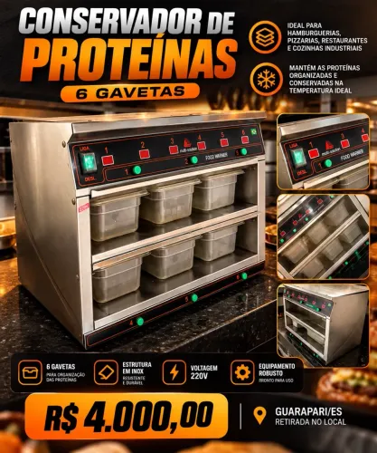 Conservador de proteína profissional 