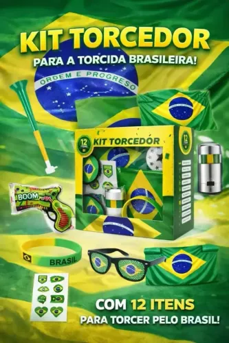 KIT TORCEDOR DO BRASIL 12PCs