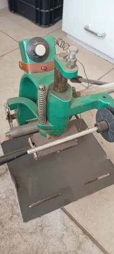 Máquina De Hot Stamping Manual Em Ferro Fundido