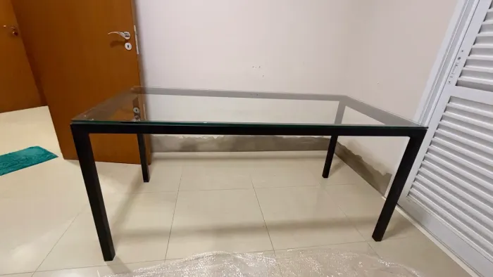 Mesa de Vidro Industrial TokStok