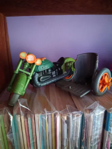 Moto tartaruga ninja original anos 80