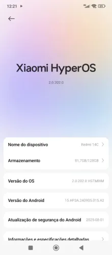 Vende-se esse celular Redimi 14C 128GB