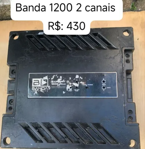 Módulo banda 1200w 2 canais