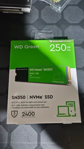 Ssd nvme wd 250gb novo