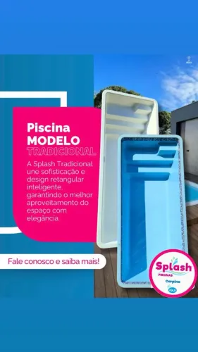 Piscina de Fibra Parcelamos em até 24x 