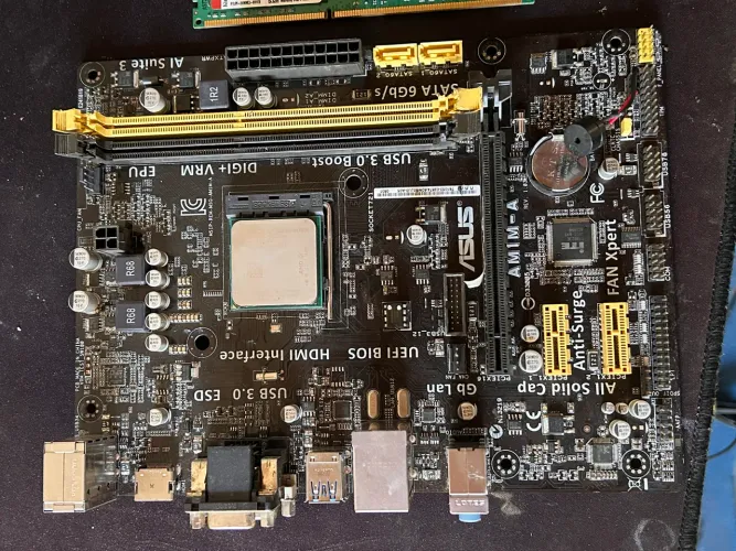 Placa mãe Asus + AMD Athlon 5300 - HDMI USB 3.0