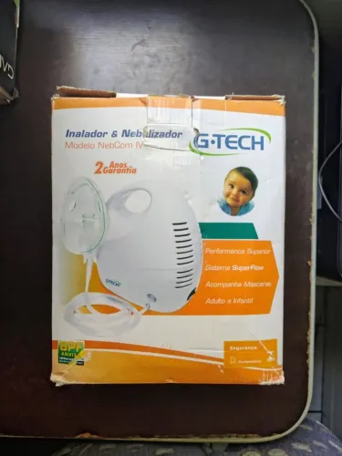 Nebulizador G-Tech Nebcom IV (novo e ainda na caixa)