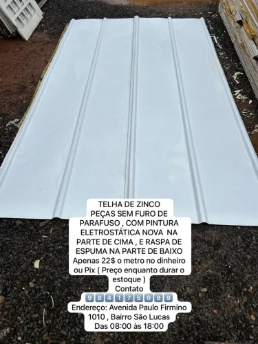 Telha de Zinco