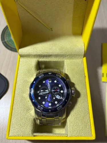 Relógio Invicta Pro Diver 0070 Aço Inoxidável Com N.f E Box