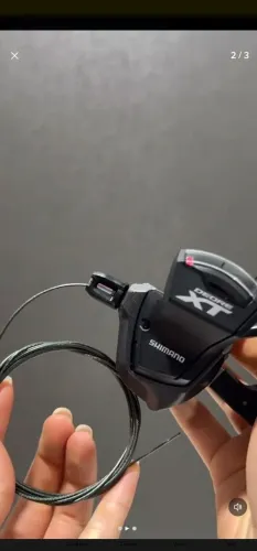 Trocador shimano deore xt m8000 lado esquerdo 2/3v 