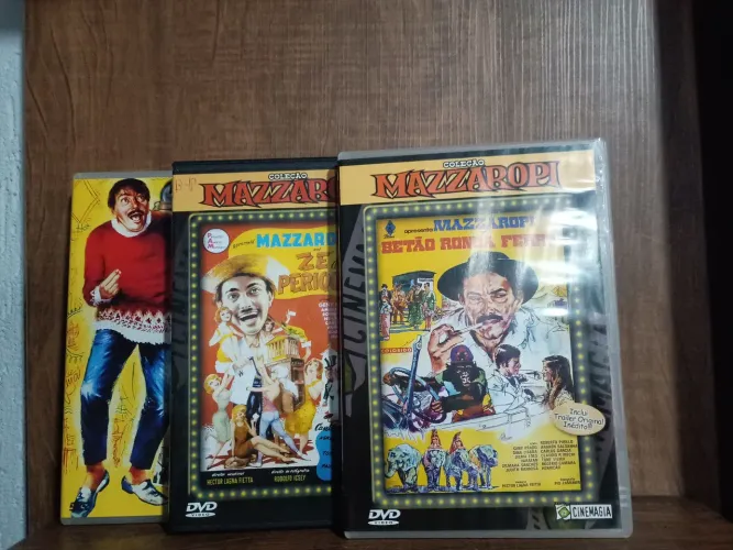 3 dvds Mazzaropi usados na condição das fotos 