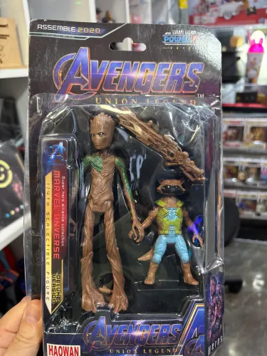 Boneco Groot e Rocket 