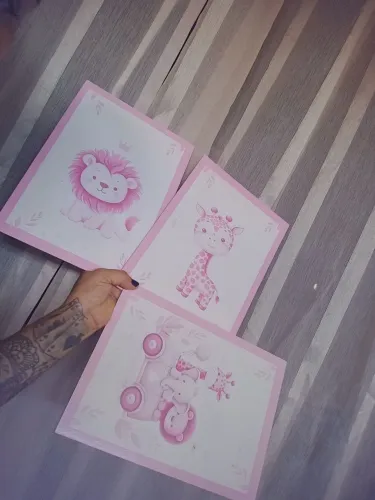 Quadro infantil de bebe