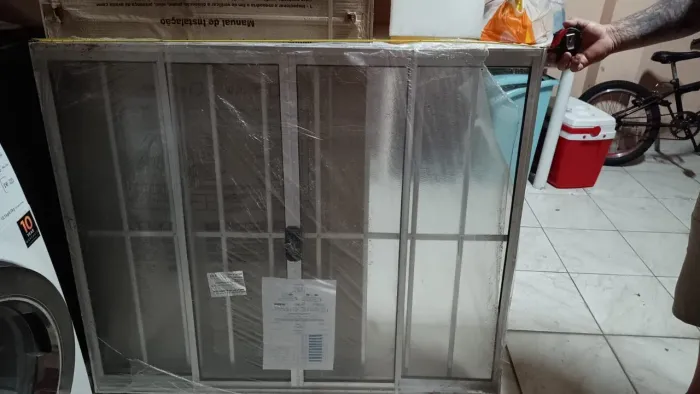 Janela de alumínio vitror