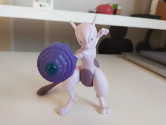 Action Figure Boneco Pokémon Original Mewtwo Sunny
