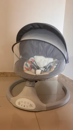 cadeirinha de descanso e balanço elétrica para bebê