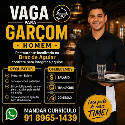 Garçom para Homem 