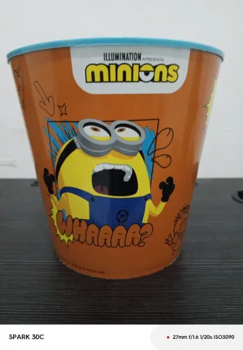 Balde de pipoca Minions (Original KFC)