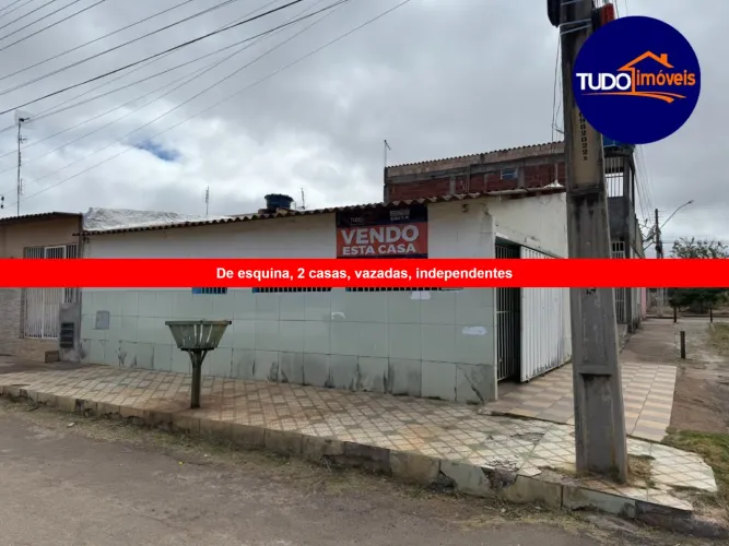 Tudo Imóveis - Casa pra VENDA em Novo Gama, sendo duas casas na laje de 3 Qts, 6 quartos,