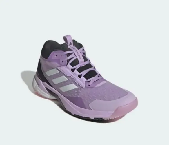 Tênis Adidas Crazyflight 6 Mid Indoor - Roxo+Preto