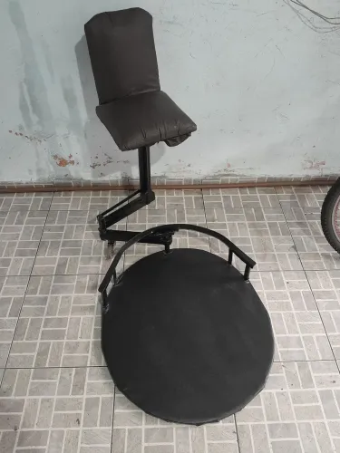 Plataforma articulada para barbearia e cabeleireiro
