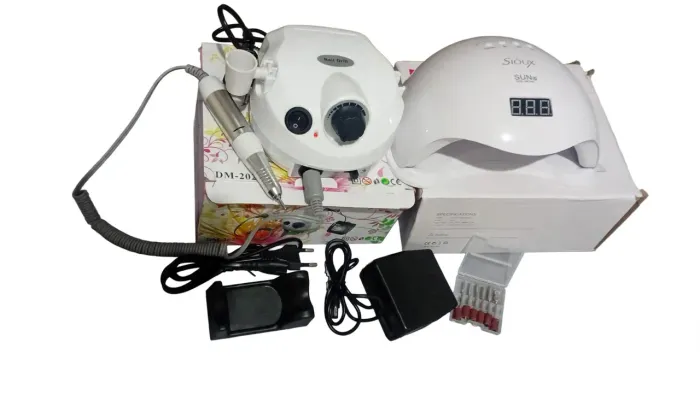 VENDO KIT COMPLETO NAIL DESIGNER - NOVO, NUNCA USADO - R$ 140