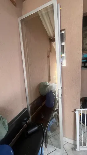 Porta de guarda roupa de vidro