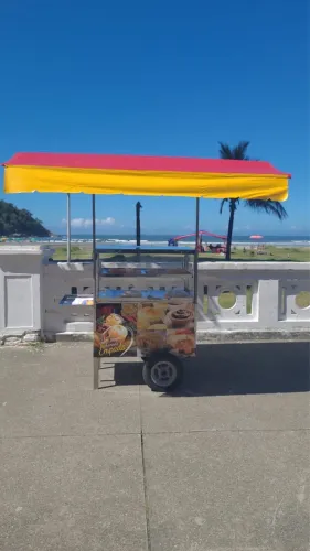 Carrinho de empadas lanches salgados