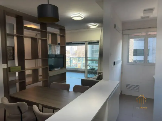 Apartamento com 1 dormitório para alugar, 55 m² por R$ 5.989,00/mês - Anália Franco - São