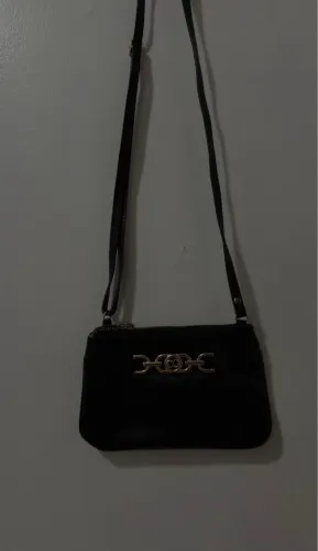 Bolsa transversal em couro