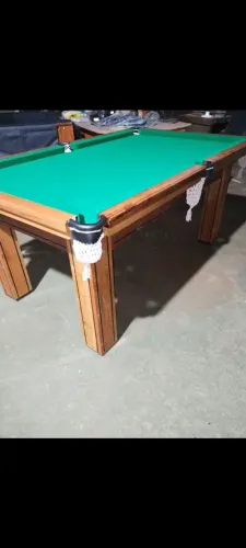 Sinuca na madeira maciça de Angelim 