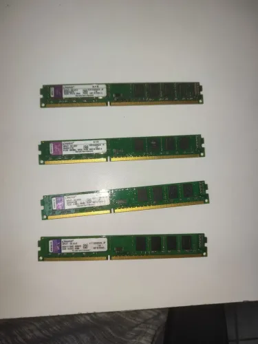 4x memória RAM 2GB DDR3 Kingston (kvr1333d3n9/2g)