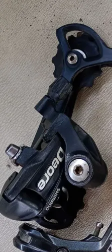 Passador câmbio traseiro Shimano DEORE passa de 21 a 27 velocidades