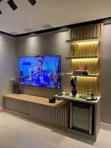 Apartamento com varanda gourmet à venda, 02 dormitórios e 02 vagas no Santa Maria