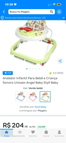 Andador infantil 