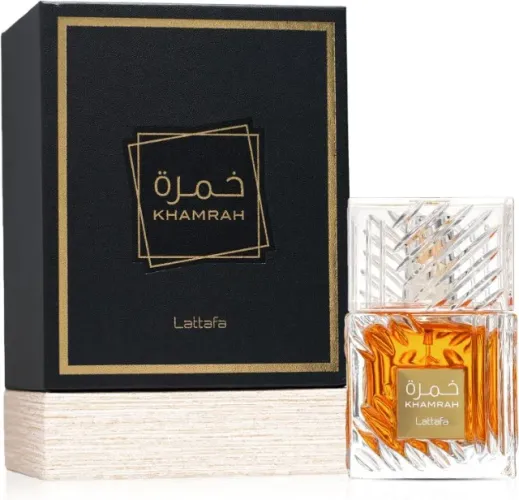 Lattafa Khamrah Eau de Parfum 100ml Original | Perfume Árabe Importado - Alta Fixação