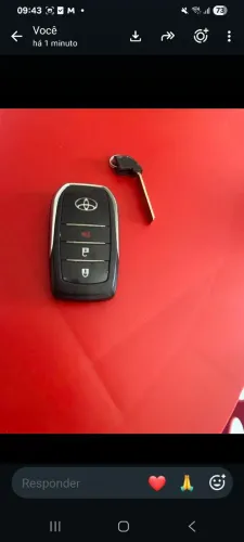 Chave original hilux 2916 indiante