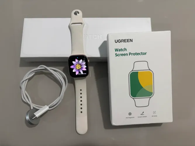 Apple Watch Séries 10 42mm Rose Gold 98% de Bateria c/ NF 