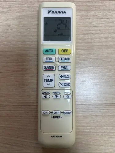 Controle Remoto Ar Condicinado Split Daikin