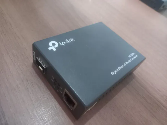 Conversor de mídia gigabit TP-Link Mc220L