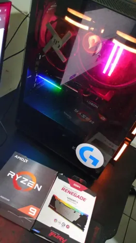 kit Ryzen 9 5900xt +B550 aorus elite + 16 gigas ram 2x8 4266mts Fury renegade