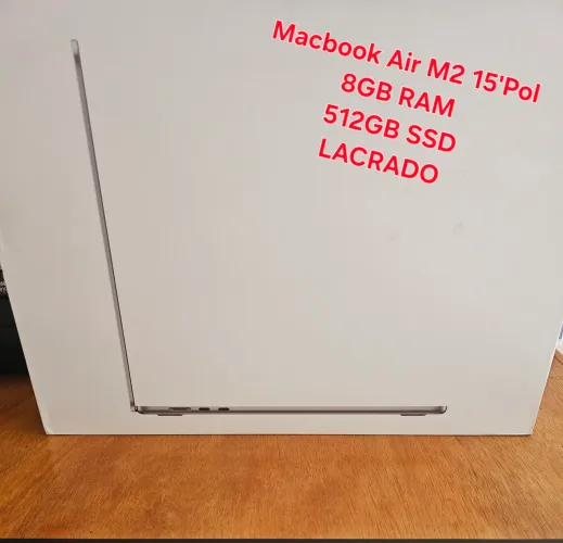 Macbook Air M2 15Pol. 512gb ( lacrado)