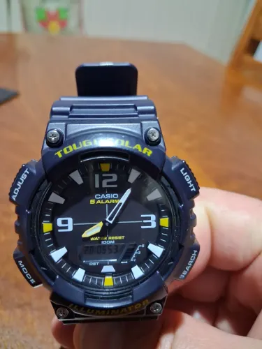 Relógio Casio Solar.