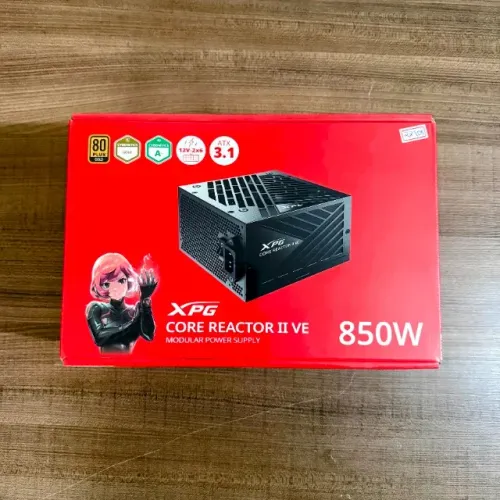 Fonte XPG Core Reactor II VE, 850W, 80 Plus Gold, Modular, PFC Ativo
