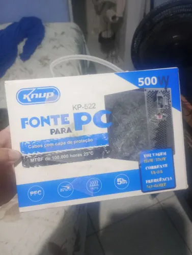 Fonte knup 500w kp-522