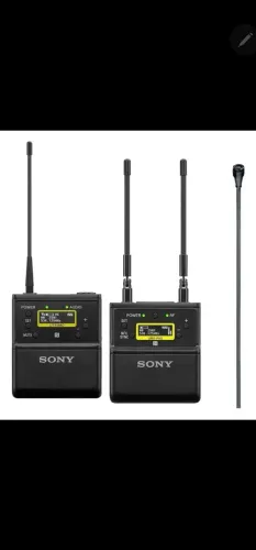 Microfone lapela sem fio Sony UWP-D21 novo c nota em meu nome